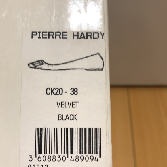 Pierre Hardy velvet ballerina flat size 38 - Picture 10 of 11